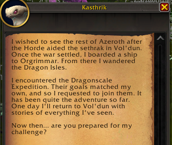 SnekofVoldun (Sethrak Allied Race!) tweet media