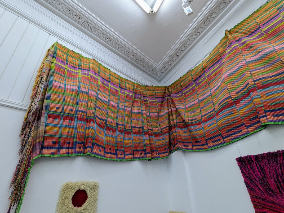 Well worth dropping by this colourful textiles exhibit. Includes a beautiful tapestry and some humourous interactive works of art <a href="/whitegallery11/">whitespace</a> until 28 August