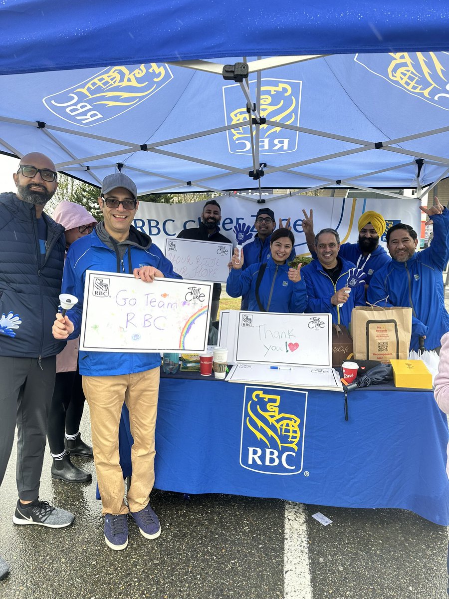 Thank you to our breakthrough partner <a href="/RBC/">RBC</a> for cheering our Riders on today! 💙