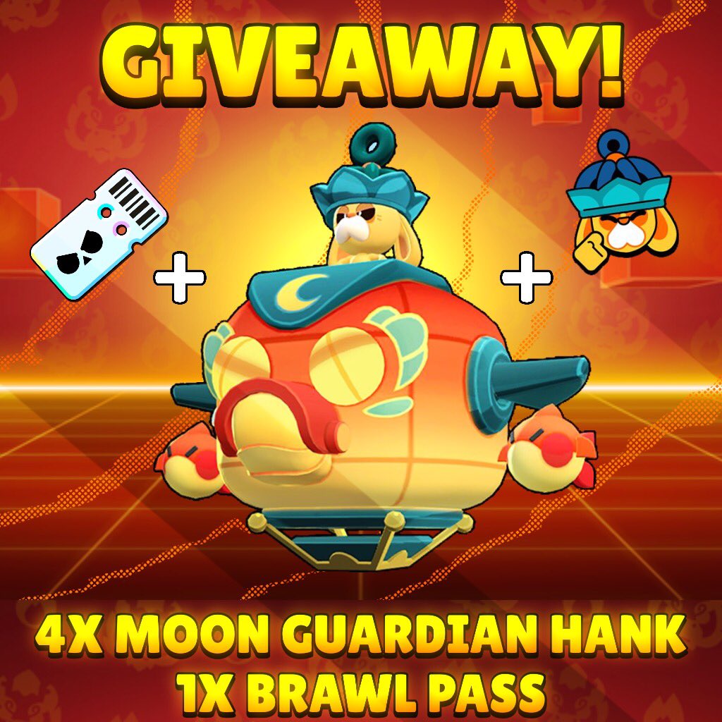 Levi (@fflevi_) on Twitter photo 🎁 Giveaway 🎁
🏆 ×4 Moon Guardian Hank Skin
🏆 ×1 Brawl Pass Plus 
Rules 
⭐️ Retweet 
⭐️ Follow <a href="/BScomunidad__/">Community Games</a> 
⭐️ Follow <a href="/FFlevi_/">Levi</a>
⭐️ Follow <a href="/MysticEsportsOP/">Mystic Esports</a> 
Good Luck 🍀 Winners chosen September 12th ⏰️ #BrawlStars #Moonguardianhankgiveaway 🎁 Giveaway 🎁
🏆 ×4 Moon Guardian Hank Skin
🏆 ×1 Brawl Pass Plus 
Rules 
⭐️ Retweet 
⭐️ Follow <a href="/BScomunidad__/">Community Games</a> 
⭐️ Follow <a href="/FFlevi_/">Levi</a>
⭐️ Follow <a href="/MysticEsportsOP/">Mystic Esports</a> 
Good Luck 🍀 Winners chosen September 12th ⏰️ #BrawlStars #Moonguardianhankgiveaway