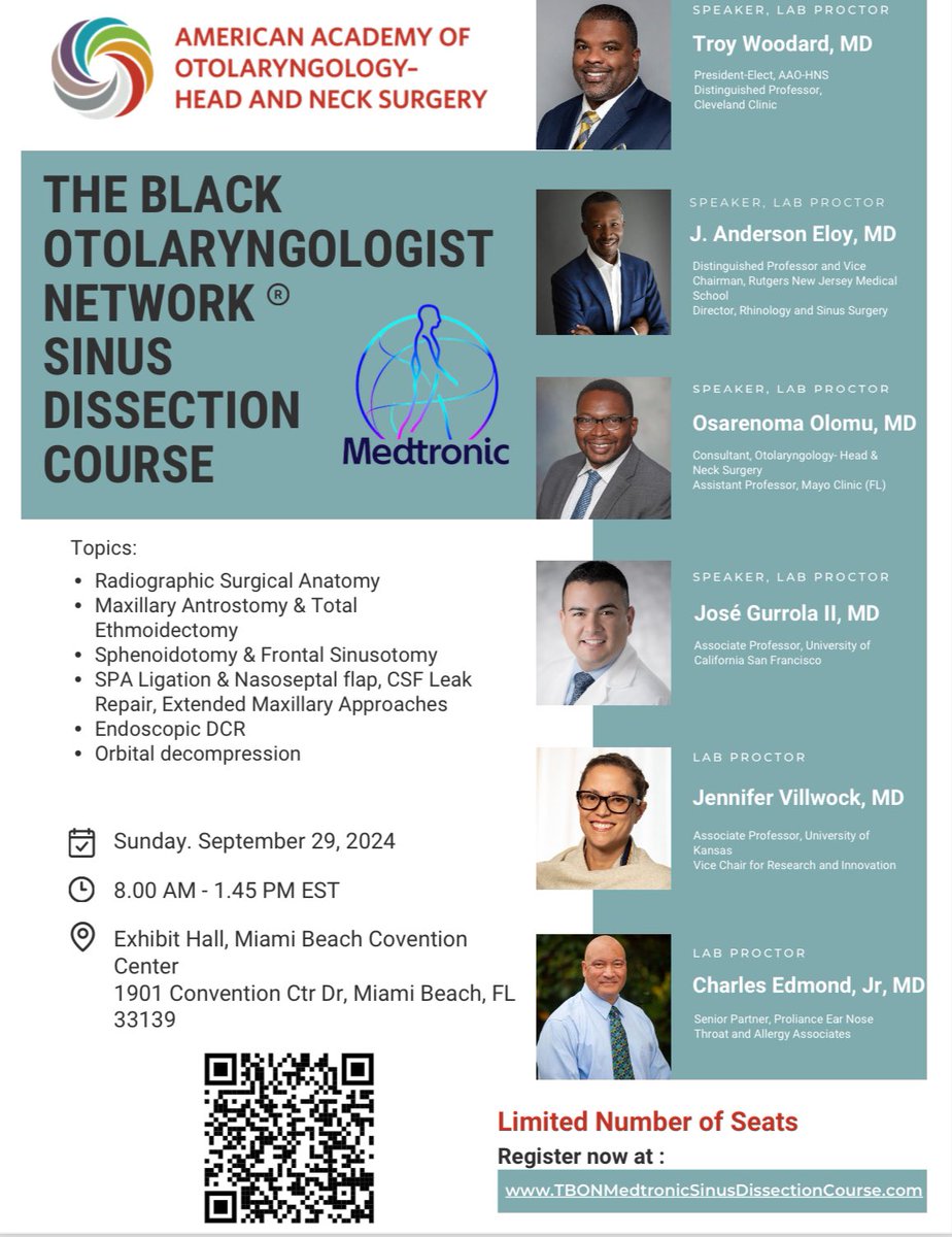 The Black Otolaryngologist Network (@blackotonetwork) on Twitter photo ๐๐ฉ๐ฆ ๐๐ญ๐ข๐ค๐ฌ ๐๐ต๐ฐ ๐๐ฆ๐ต๐ธ๐ฐ๐ณ๐ฌ ๐ช๐ด ๐ฆ๐น๐ค๐ช๐ต๐ฆ๐ฅ ๐ต๐ฐ ๐ด๐ฉ๐ข๐ณ๐ฆ ๐ต๐ฉ๐ข๐ต ๐ธ๐ฆ ๐ข๐ณ๐ฆ ๐ฉ๐ฐ๐ด๐ต๐ช๐ฏ๐จ ๐ฐ๐ถ๐ณ ๐ง๐ช๐ณ๐ด๐ต ๐ด๐ช๐ฏ๐ถ๐ด ๐ฅ๐ช๐ด๐ด๐ฆ๐ค๐ต๐ช๐ฐ๐ฏ ๐ค๐ฐ๐ถ๐ณ๐ด๐ฆ ๐ข๐ต ๐๐ค๐ข๐ฅ๐ฆ๐ฎ๐บ ๐ด๐ฑ๐ฐ๐ฏ๐ด๐ฐ๐ณ๐ฆ๐ฅ ๐ฃ๐บ ๐๐ฆ๐ฅ๐ต๐ณ๐ฐ๐ฏ๐ช๐ค ๐ฐ๐ฏ 9/29/24 ๐ง๐ณ๐ฐ๐ฎ 8 ๐ข๐ฎ-1:45 ๐ฑ๐ฎ! ๐๐ฉ๐ฆ ๐๐ญ๐ข๐ค๐ฌ ๐๐ต๐ฐ ๐๐ฆ๐ต๐ธ๐ฐ๐ณ๐ฌ ๐ช๐ด ๐ฆ๐น๐ค๐ช๐ต๐ฆ๐ฅ ๐ต๐ฐ ๐ด๐ฉ๐ข๐ณ๐ฆ ๐ต๐ฉ๐ข๐ต ๐ธ๐ฆ ๐ข๐ณ๐ฆ ๐ฉ๐ฐ๐ด๐ต๐ช๐ฏ๐จ ๐ฐ๐ถ๐ณ ๐ง๐ช๐ณ๐ด๐ต ๐ด๐ช๐ฏ๐ถ๐ด ๐ฅ๐ช๐ด๐ด๐ฆ๐ค๐ต๐ช๐ฐ๐ฏ ๐ค๐ฐ๐ถ๐ณ๐ด๐ฆ ๐ข๐ต ๐๐ค๐ข๐ฅ๐ฆ๐ฎ๐บ ๐ด๐ฑ๐ฐ๐ฏ๐ด๐ฐ๐ณ๐ฆ๐ฅ ๐ฃ๐บ ๐๐ฆ๐ฅ๐ต๐ณ๐ฐ๐ฏ๐ช๐ค ๐ฐ๐ฏ 9/29/24 ๐ง๐ณ๐ฐ๐ฎ 8 ๐ข๐ฎ-1:45 ๐ฑ๐ฎ!