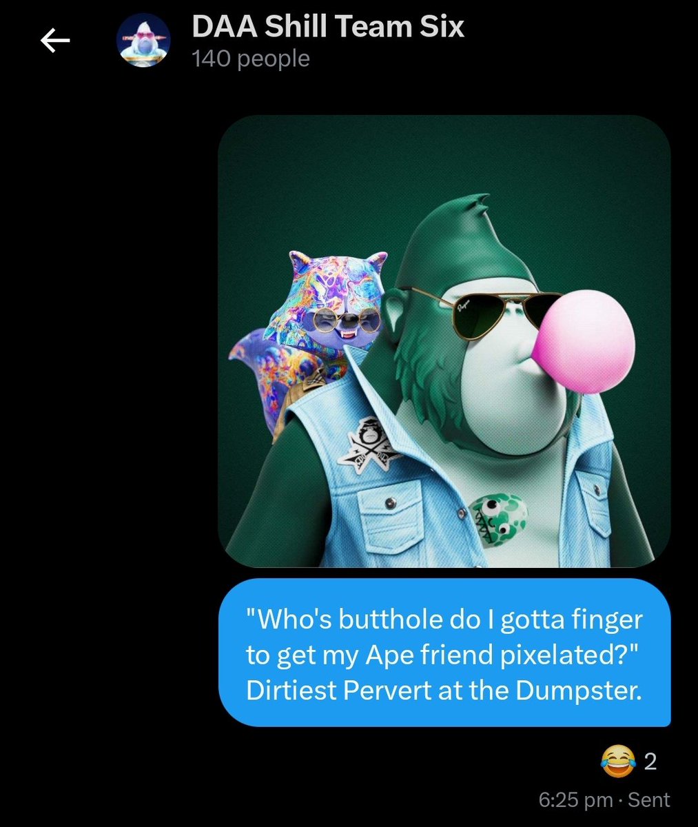 "Better his finger than mine ... I guess?" L33T Ape.

<a href="/DegenApeAcademy/">Degenerate Ape Academy</a> <a href="/DegenDAOO/">DegenDAOO</a>