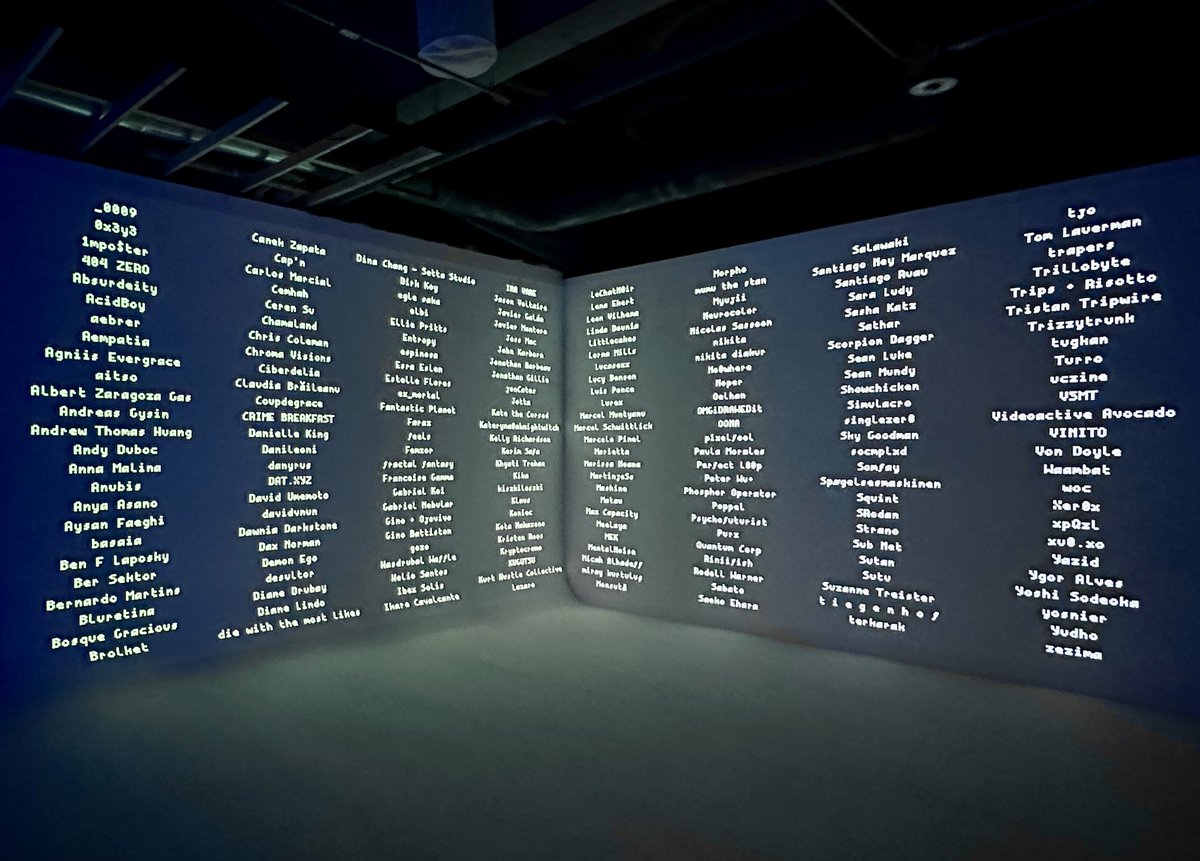 Thank you all who attended, celebrated, participated &amp; supported this special edition of RGBMTL ❤️💚💙

Hard to describe how special it feels when artists travel the world to be together for a 1-night event.

BIG S/O to <a href="/5tr4n0/">Strano</a> &amp; <a href="/aitsolabs/">aitso</a> for all the work they’ve put into this!