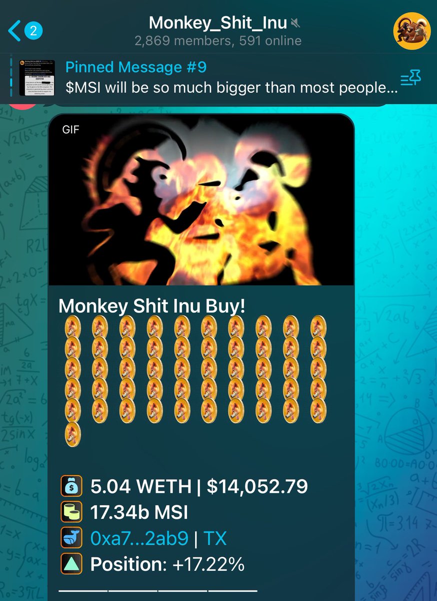 Monkey_Shit_inu's tweet photo. Buy the dip without Fear, you will be wishing you did in the near future!

$MSI team just Bought more for future listing. #memecoin #crypto https://t.co/tAeQI3li6n
