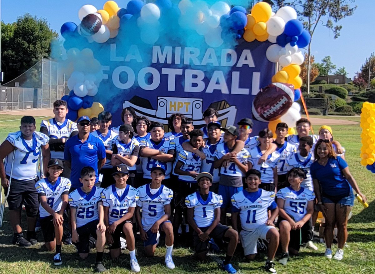 LMDistrict5's tweet photo. La Mirada Pop Warner opening ceremony.  Thank you coaches, team moms and parents for all you do for our youth.  Wishing our Matadors a safe and successful season. https://t.co/GM9gMEDlGe