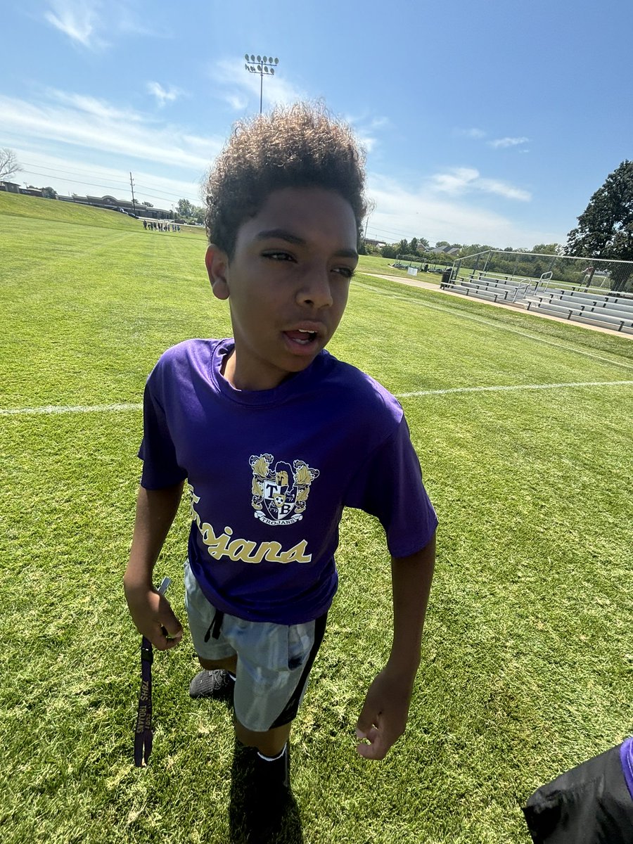 My man KB!!! A young man who loves soccer and represents the Trojans well.