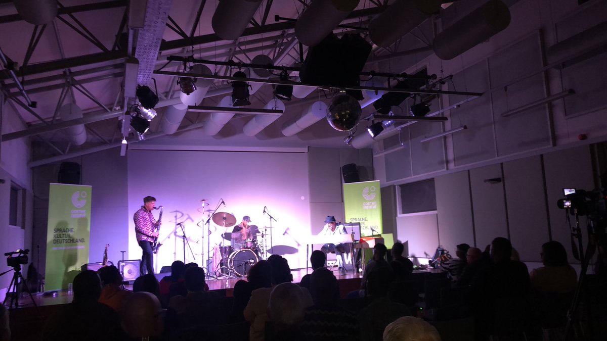 IndyLouw's tweet photo. Fabulous evening at the Goethe Institute https://t.co/nsLMCrB6xE