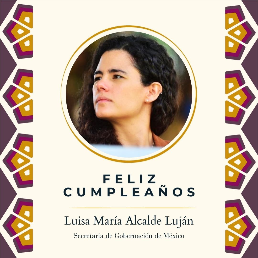 Querida secretaria <a href="/LuisaAlcalde/">Luisa Alcalde</a>, recibe un fuerte abrazo con mucho cariño y mis mejores deseos para ti, en este día especial. Feliz cumpleaños.