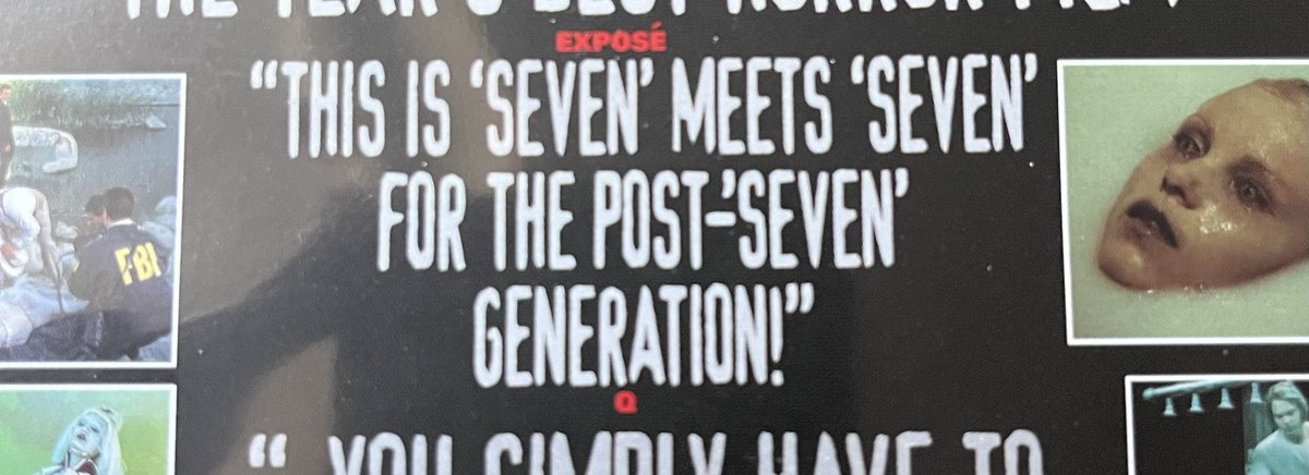 #NowWatching what Q described as  “This is ‘Seven’ meets ‘Seven’ for the post-‘Seven’ generation!”