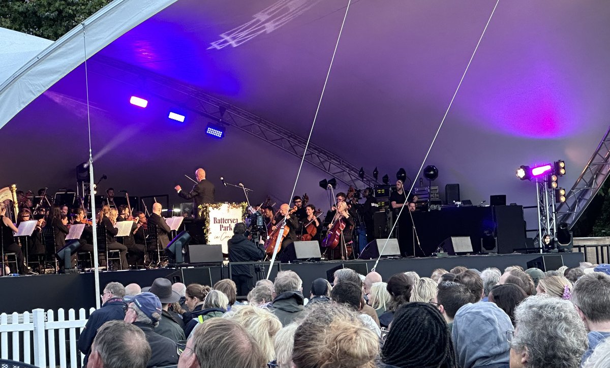 The rain has gone. Time to enjoy Proms in the Park.