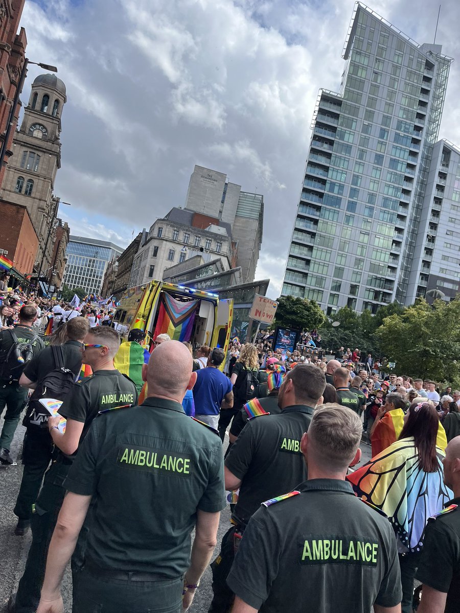 Wow what a day celebrating mcr pride with my friends and colleagues from
Nwas. <a href="/NWAmbulance/">North West Ambulance Service</a> <a href="/NWAmb_Dan/">Dan Smith</a>
