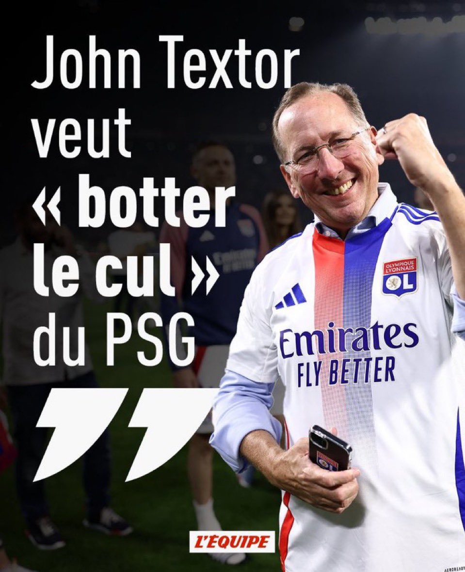 actuligueOne's tweet image. Je rectifie : 
Textor veut &quot;botter le cul &quot; du Clermont Foot 38. 
#OLASM