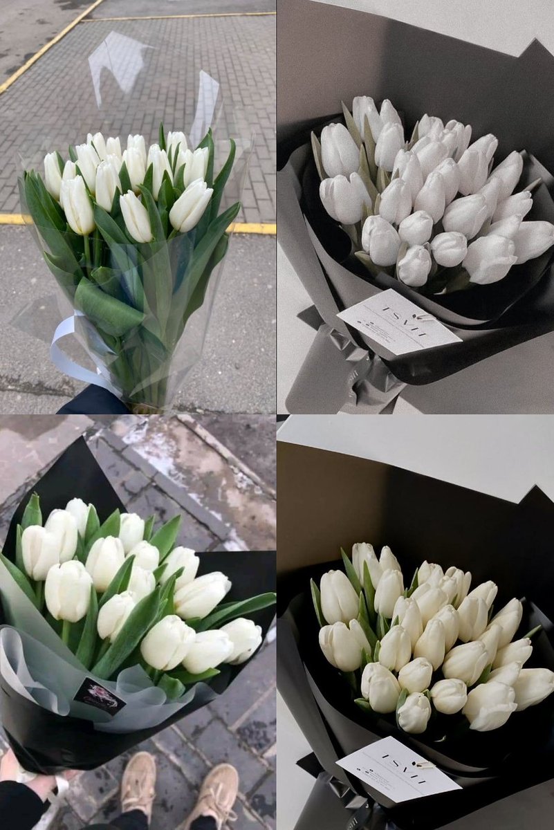 White tulips