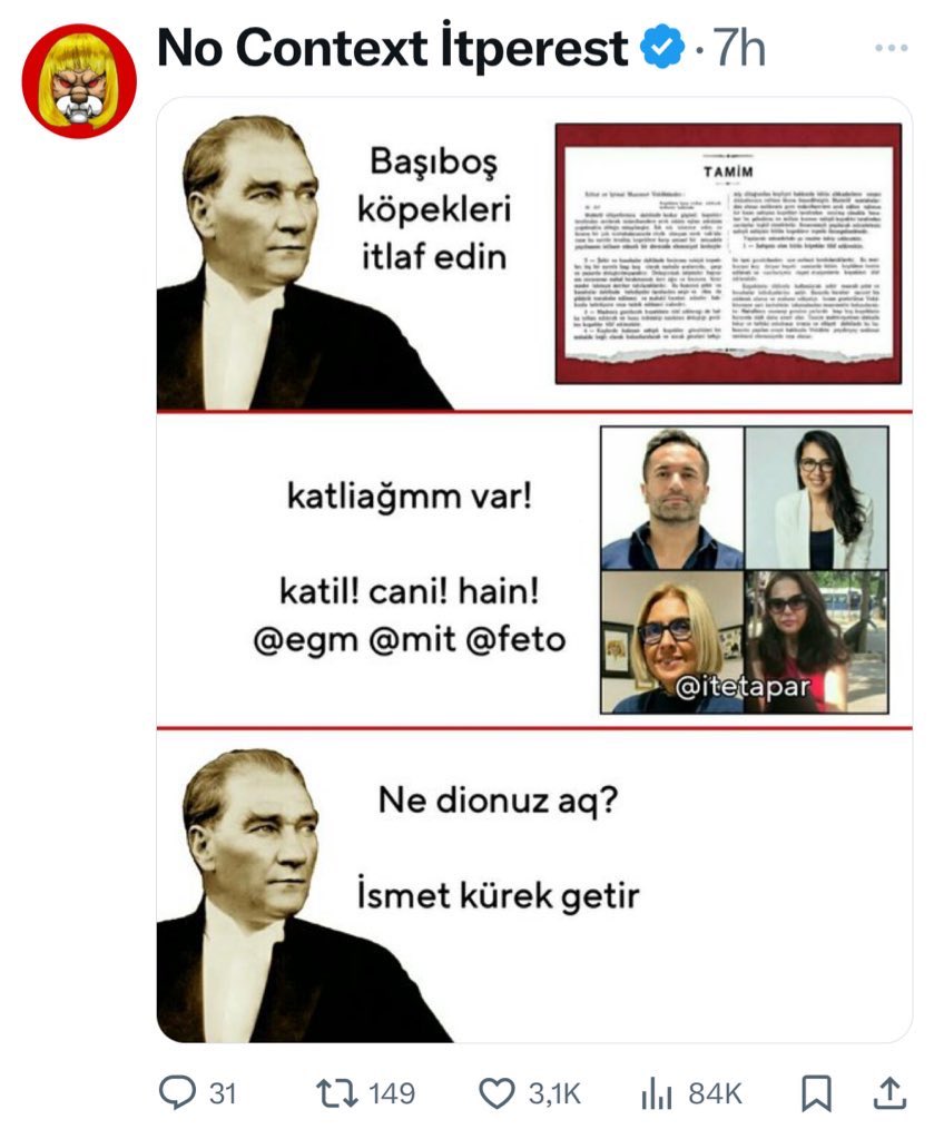 m_can073's tweet photo. @m_can073 ,
Katliam çığırtkanlığı yaptığı, hayvanseverlere hakaret ettiği için vahşetle öldürülen canlardan çok acı çeksin bu gökberk denen
#dexter_D3 #itetapar
#Distastemoment hesaplarının sahibi #Keçiören bebesi kötü yaratık dualarını ediyor🙏🏻
Bunun bedeli ağır olmalı!🤬
Şu üç hesap bildirilmeli!
Hem de her
yere!