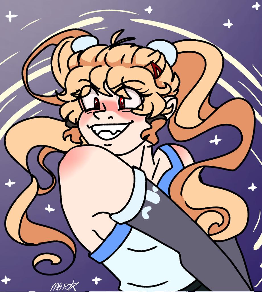 SonyMarmeka's tweet photo. Fan-art for @FriccoEnt 
I really liked this crazy girl) https://t.co/GUcjnoefDE