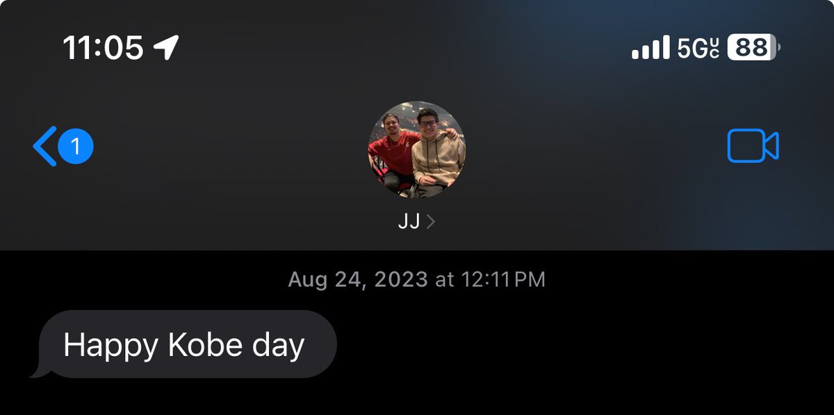 JCrossoverrr's tweet photo. One year since John texted me one of the most thoughtful messages a brother could ask for https://t.co/V2I3YW4bzb