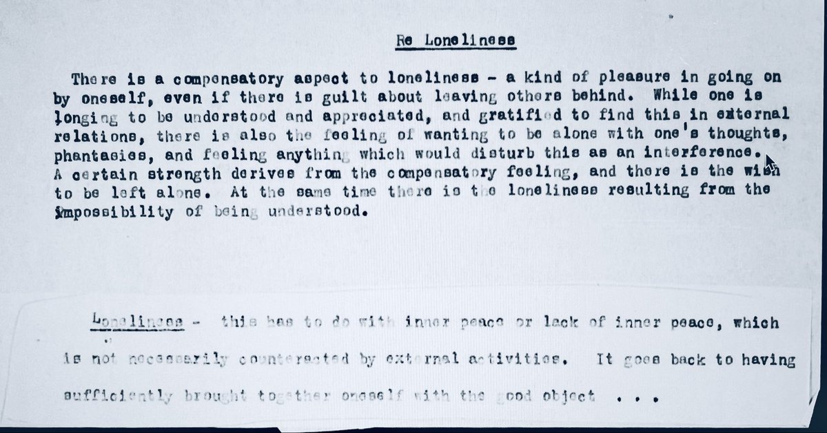 lynn_somers's tweet photo. Sneak peek from Transformative Objects: ch. 2 draws on Klein’s late paper on loneliness to think about how we reflect upon and use art objects to create intimate companions and fill them with meaning. @BloomsburyBooks #play #objectrelations #louisebourgeois #transitionalobjects https://t.co/QKxp8QlYxF
