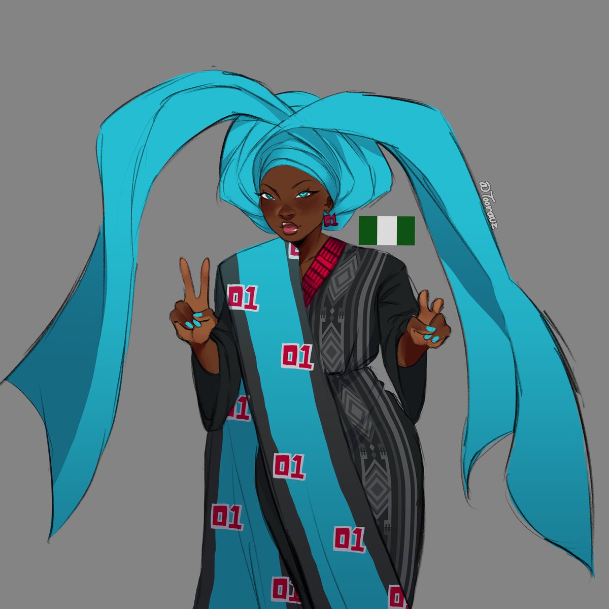 Nigerian Miku :3