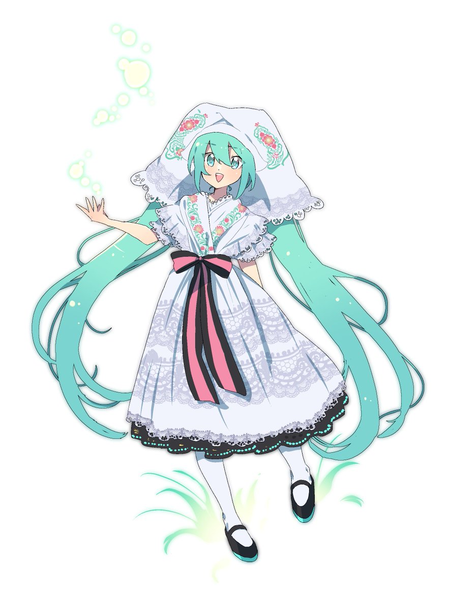 🇩🇪 german Hatsune Miku! 🇩🇪

yes we have traditional garments that arent dirndl! this is the beautiful spreewaldtracht.