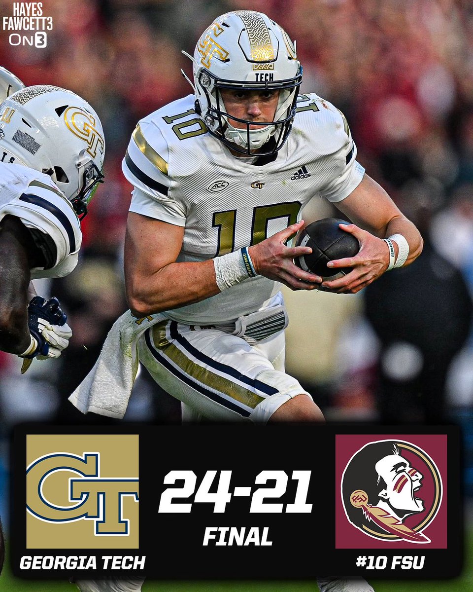 Georgia Tech STUNS No. 10 Florida State in Dublin 😮

WOW