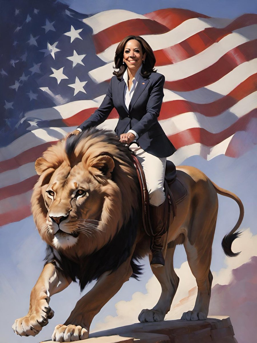 <a href="/RonFilipkowski/">Ron Filipkowski</a> Kamala's lion is way cooler