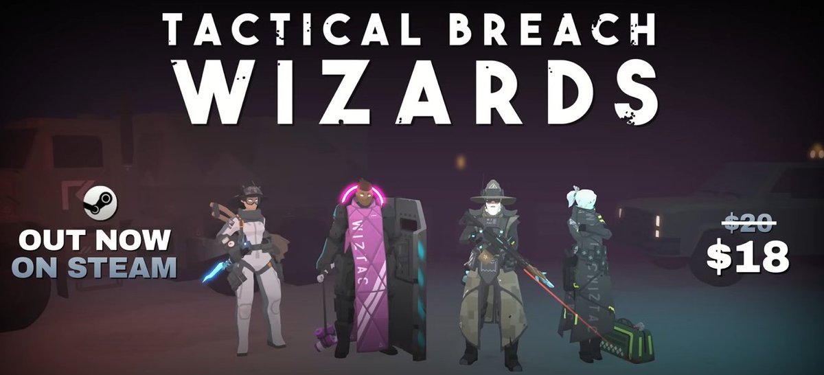 I have just been playing <a href="/BreachWizards/">Tactical Breach Wizards</a> the whole night. The game just OOZES creativity and charm, from the gameplay to the writing. Imma finish this by myself, then stream a 2nd playthrough, maybe even write my own Tactical Breach Wizard.