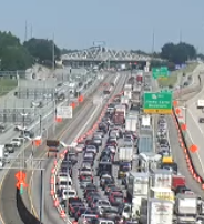 WSBTraffic's tweet photo. #GRIDLOCKALERT Norcross: Avoid I-85/nb at Jimmy Carter Blvd (Exit 99) and the extreme construction related delays. Take Buford Hwy or Peachtree Blvd. #ATLtraffic https://t.co/ny9QXY7UlK
