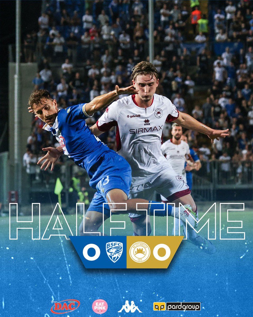 BresciaOfficial's tweet photo. 45’ | HALF TIME ⏸️

Termina 0-0 il primo tempo

#BRECIT #ForzaBrescia https://t.co/GtLpUxSNpu