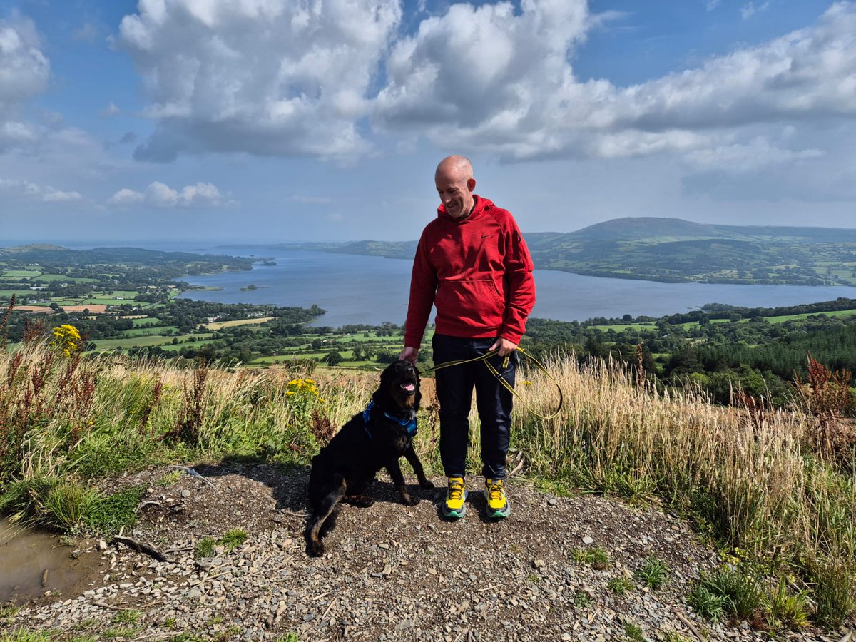 DeclanFahey2's tweet photo. Trip today with Tracy Fahey &amp; Mac to Ballycuggaran Forest overlooking Lough Derg &amp; up Moylussa which is the highest point in Co Clare. https://t.co/Kr5ILnMoji