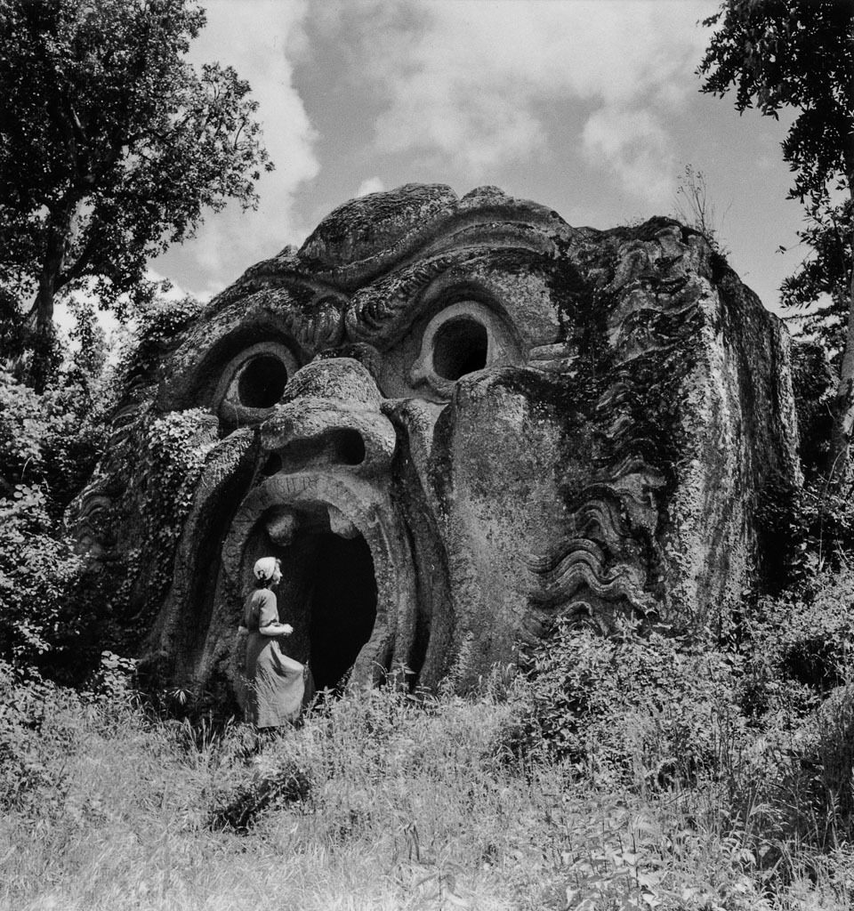 Orcus, Garden of Bomarzo, Italy. Photo by Milton Gendel.