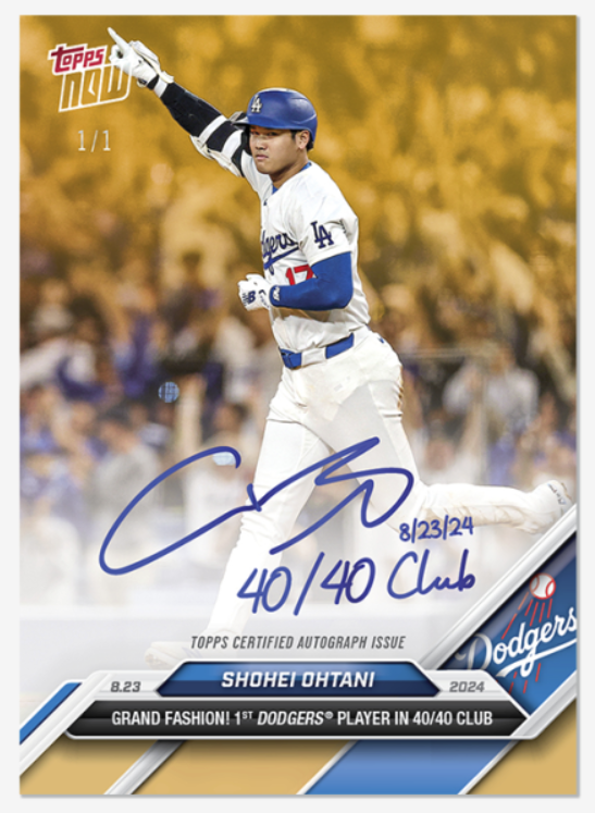 Shohei Ohtani - 2024 MLB TOPPS NOW® Card 584 - LOOK FOR AUTOS