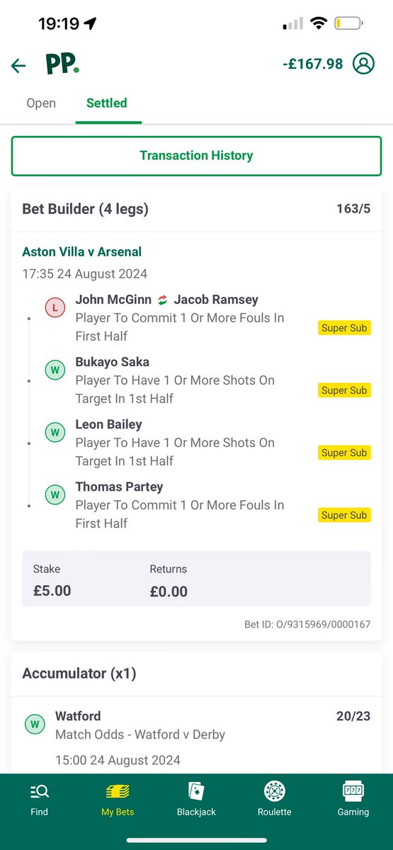 Quakerboy4's tweet photo. @robbo_07 @paddypower They settled it, I took the money then about 30 mins later I’m in the negative, it was 100% a Mcginn foul https://t.co/0HUMtLSiBc