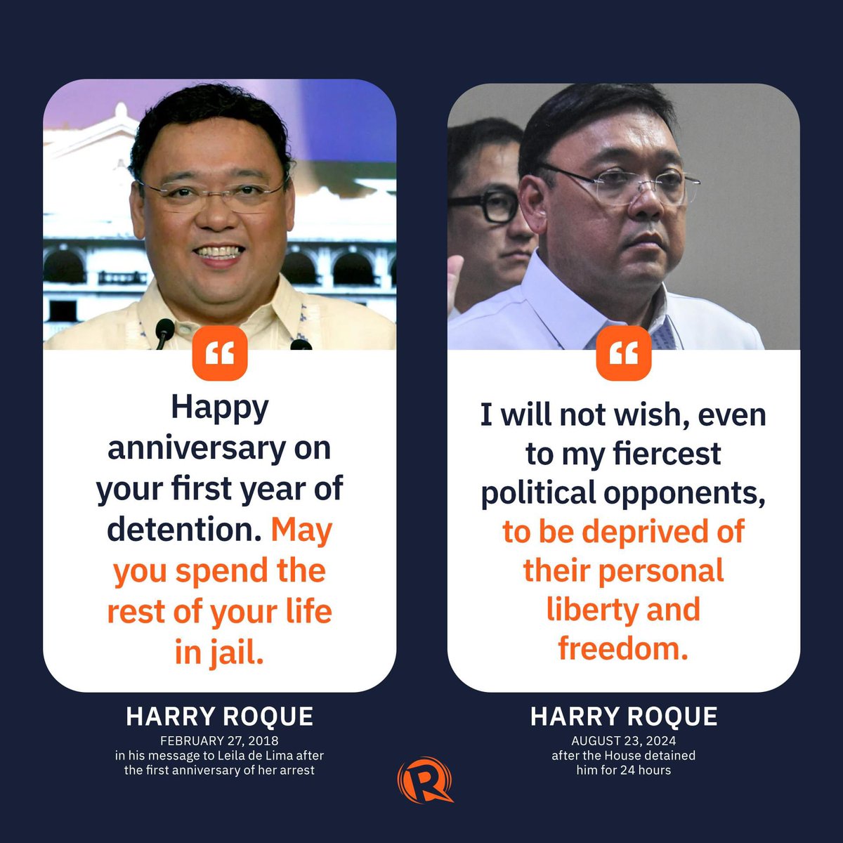_rainbowfighter's tweet photo. The HYPOCRISY of @attyharryroque. https://t.co/fl9ds1IXUI