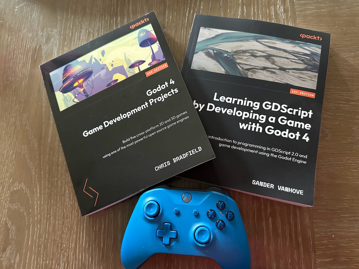 randaradev's tweet image. We&apos;re always learning | Siempre estamos aprendiendo #indiegame #gamedev #godot #learning #books