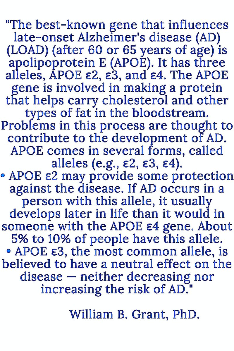Shahin ferdous, FB. (@shahinferdous6) on Twitter photo A Brief History of the Progress in Our Understanding of Genetics and Lifestyle, Especially Diet, in the Risk of Alzheimer's Disease
William B Grant. J Alzheimers Dis. 2024.
Author
William B Grant <a href="/wbgrant2/">William B. Grant, PhD</a>
pubmed.ncbi.nlm.nih.gov/39121130/ A Brief History of the Progress in Our Understanding of Genetics and Lifestyle, Especially Diet, in the Risk of Alzheimer's Disease
William B Grant. J Alzheimers Dis. 2024.
Author
William B Grant <a href="/wbgrant2/">William B. Grant, PhD</a>
pubmed.ncbi.nlm.nih.gov/39121130/