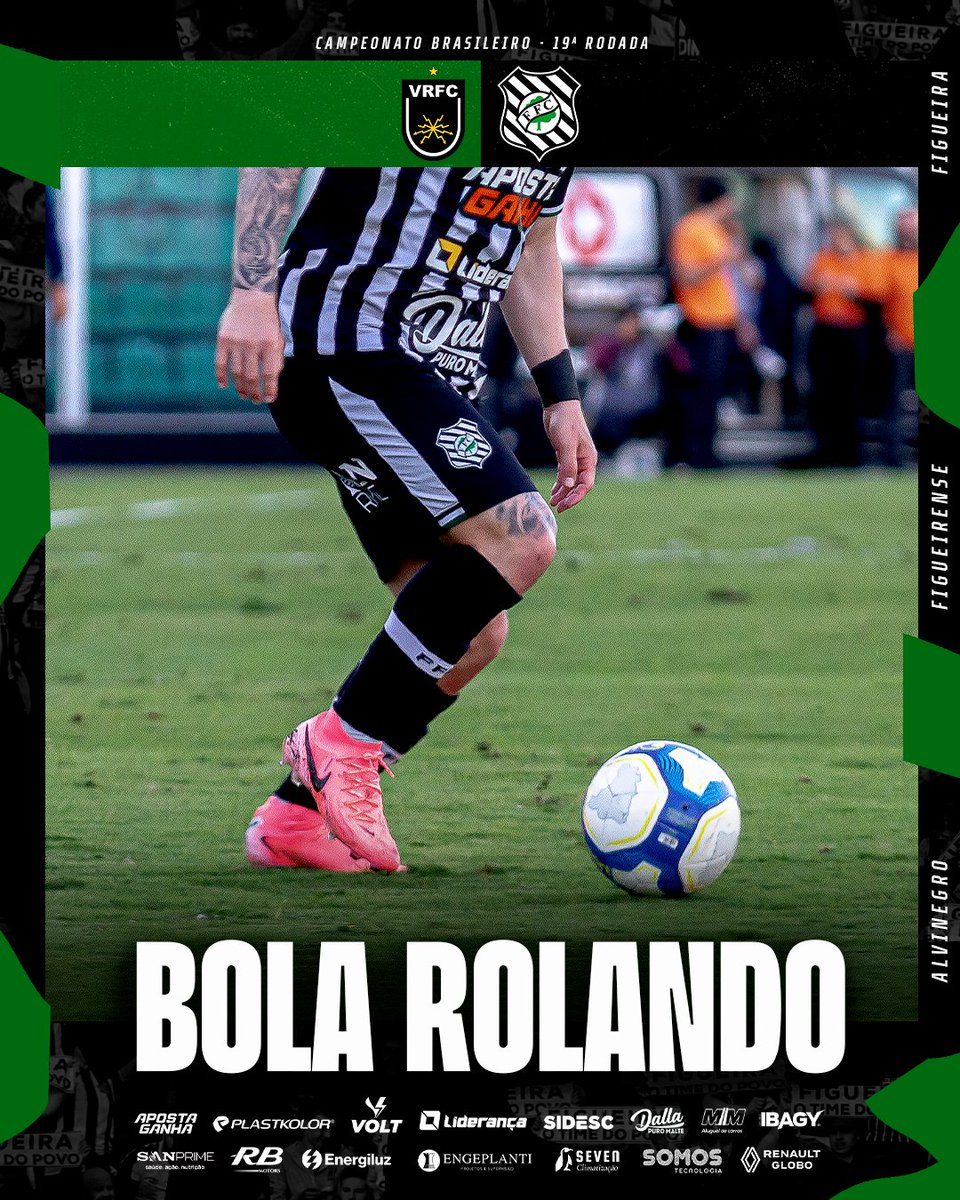 FigueirenseFC's tweet photo. Bola rolando no Estádio Raulino de Oliveira. ⚽
⠀
VAAAMOS, FIGUEIRA! 🌪️
⠀
#VOLxFIG
#CampeonatoBrasileiro https://t.co/0r66qh6PPJ