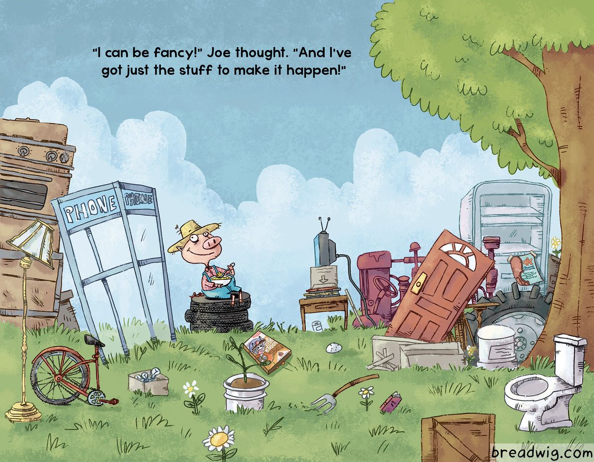breadwig's tweet photo. I love Junkyards. We have plenty here in Indiana. The main character in my new book A Pig Named Joe and His Quest To Be Fancy lives in one. Go figure. Preorder the book from Simon and Schuster or Amazon here! https://t.co/cg6dSn63dc #breadwig https://t.co/DhyL9WEbqX