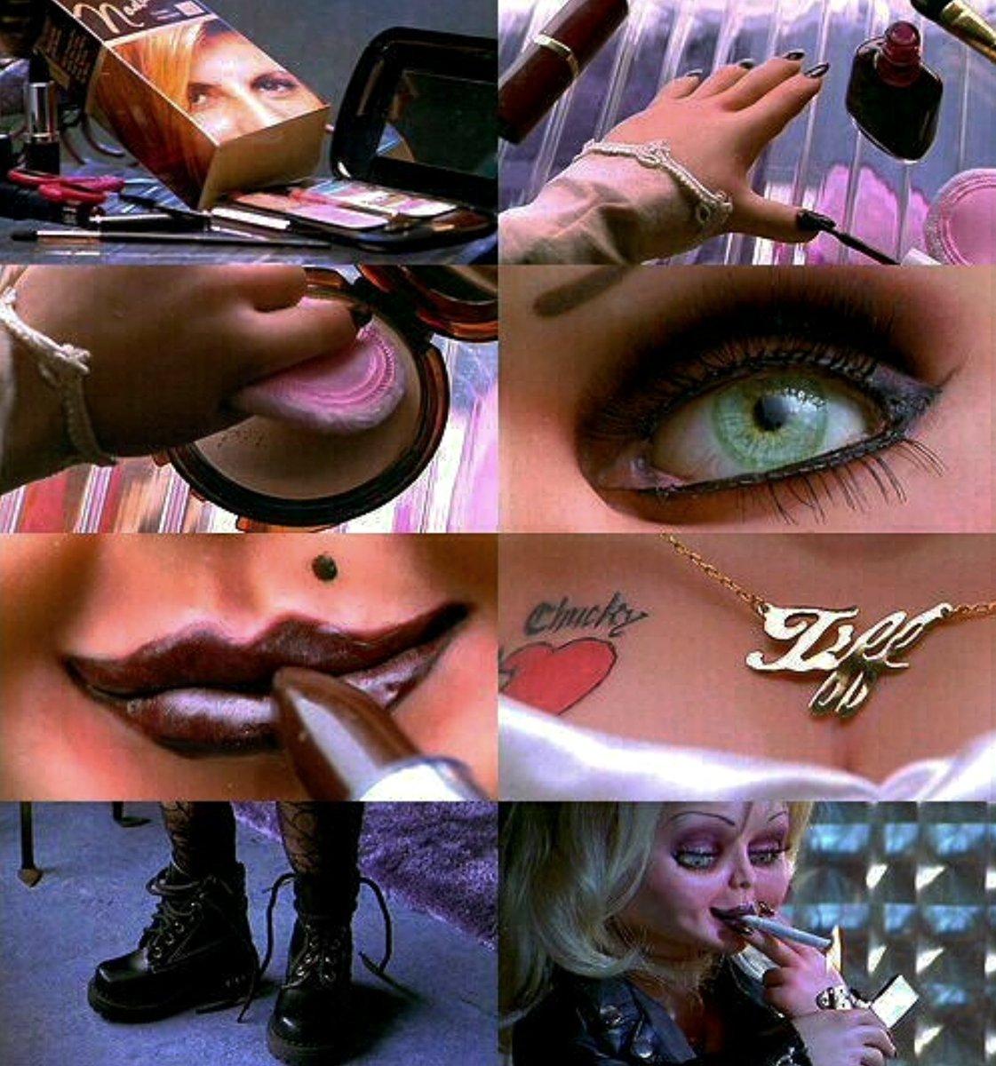 deathndhorror's tweet photo. 'Barbie, eat your heart out' 
Bride of chucky (1998) https://t.co/ZBI2b4fwBW