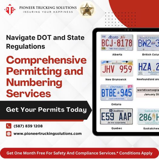 PioneerTrucksol's tweet image. Simplify the complexities of DOT and state regulations with Pioneer Trucking Solutions. 

☎ 587 839 1208

🌐 pioneertruckingsolutions.com

#PioneerTruckingSolutions #DOTCompliance #StatePermits #FleetManagement #TruckingSolutions #RegulatoryExperts #MCSafety  #USDOT #TruckingBusiness