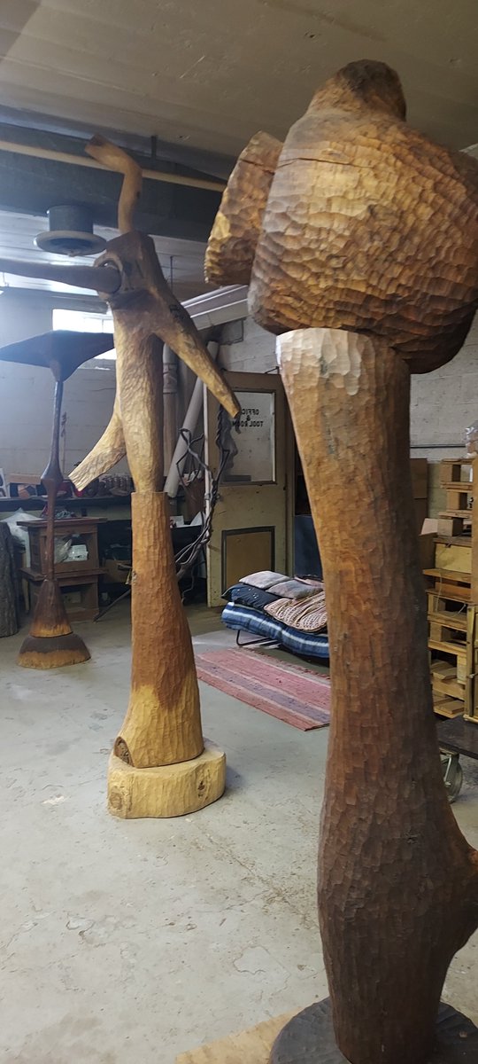 KMSlencak's tweet photo. Some days are magical. Spent this morning w 98 yo wood sculptor Thad Mosely. #PittsburghArtist. Amazing man. Thank you @j.brian_lang , @cccpgh https://t.co/CNbYcRHi6y