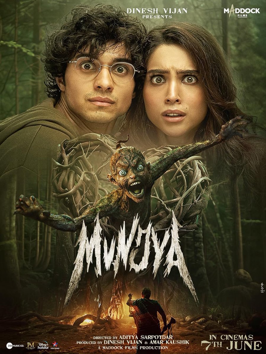 osrupdate's tweet photo. Hindi film #Munjya is now streaming on Disney Plus Hotstar with English subtitles. https://t.co/RtJPQyMTgw