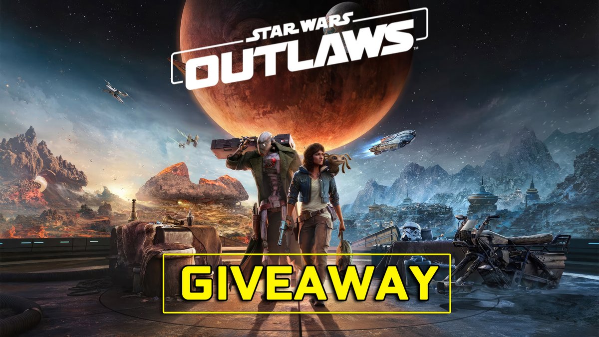 After a long time, I am back with another Giveaway ! Not Sponsored.. 

Giving away a code of Star Wars Outlaws !

To Enter Simply-

🎮Subscribe to my Youtube Channel- youtube.com/@GamerInVoid
💙Like this Tweet
🔁Repost
✅Follow me on Twitter
 🫂Tag a Friend and comment #OUTLAWS