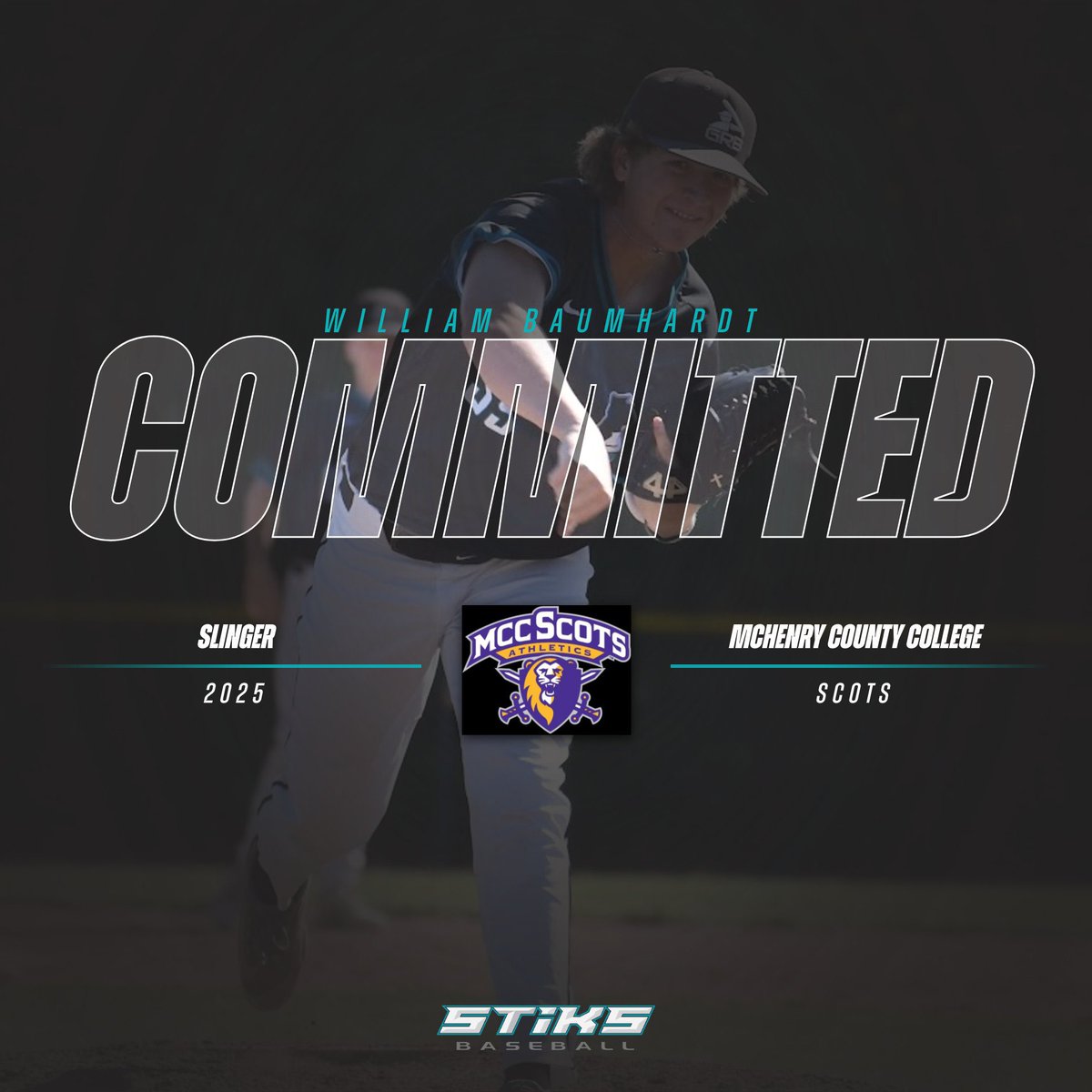 🚨Commitment Alert🚨Congrats to 2025 RHP <a href="/willbaumhardt25/">Will Baumhardt</a> on his commitment to <a href="/McCoBaseball/">McHenry County Baseball</a>!! #STiKS