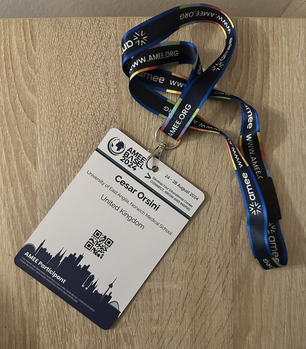 OrsiniCesar's tweet photo. Arrived in #Baselπ¨πand looking forward to Day 1 of #AMEE2024 - wishing everyone a great conference ahead! @GeneticsMBBS #UEAClinEd #MedEd #DentalEd @AMEE_community @UeaMed https://t.co/uieiSmBv9k