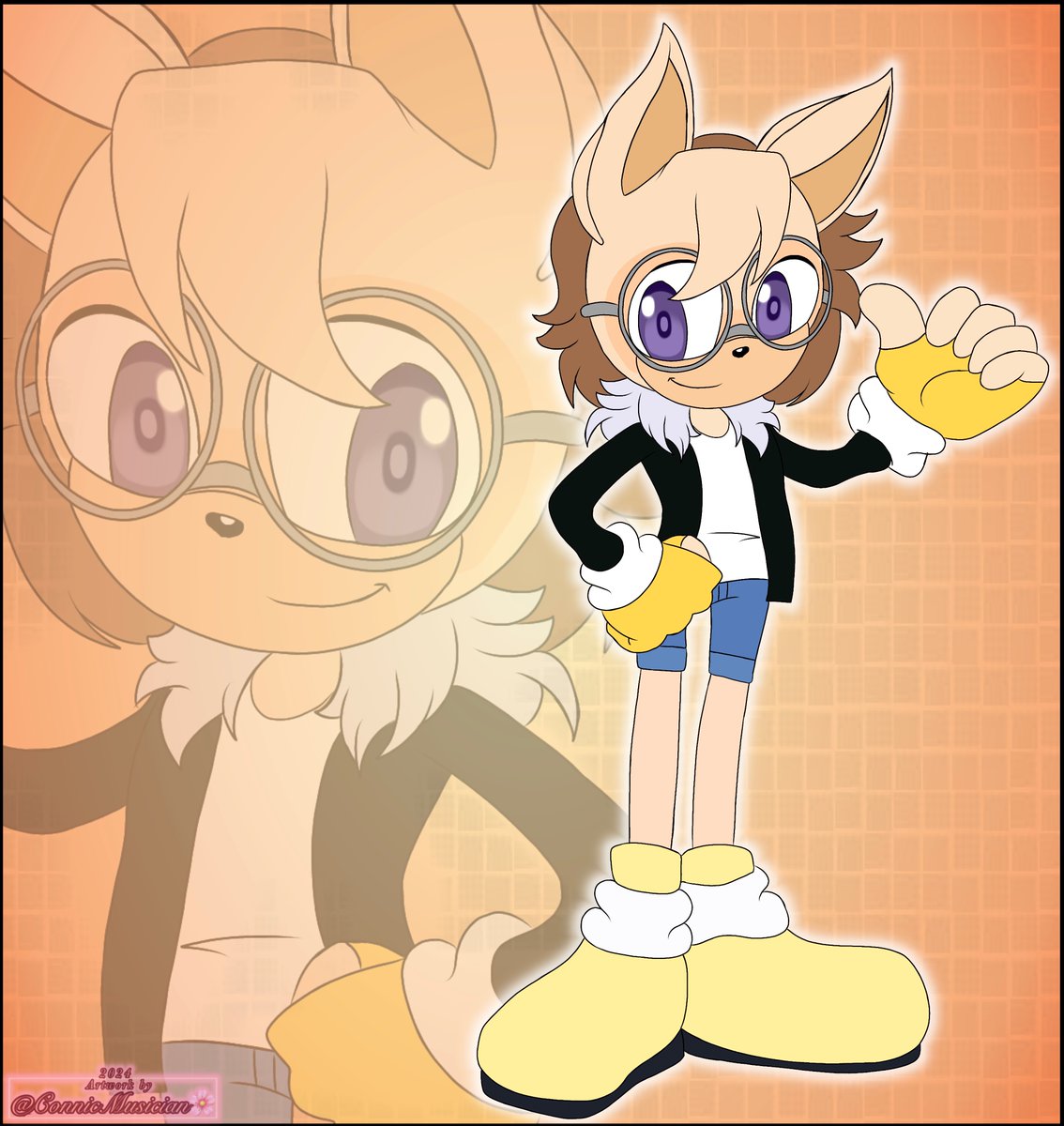 Polites the Bunny! For <a href="/Megabeast6854/">Nathaniel the Falcon</a> ☺️🌸

#OC #SonicTheHedgehog #Fanart #DigitalDrawing