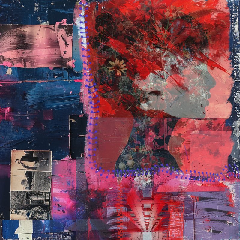 NFTartstudiomax's tweet photo. ✨New drop ✨on @objktcom
Mixmedia collage

❤️🩵Her self❤️🩷
Behind the veil, her true self quietly reveals,
hidden yet ever-present

🔴10 editions 
🔵5.5 $xtz

#redcollage event organized by @Bitaemm 🫡

Link 🖇️👇🏽 
https://t.co/YcnsouV1JY

Process 👇🏽 https://t.co/5UBpRS2ctI