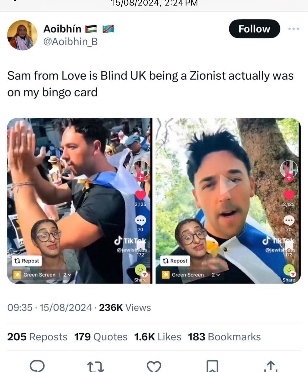 <a href="/rhiannoneshaw/">Rhiannon Shaw</a> He’s a Zionist 😭