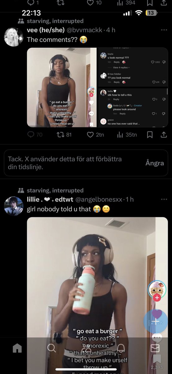 Shes getting dragged on edtwt 💀