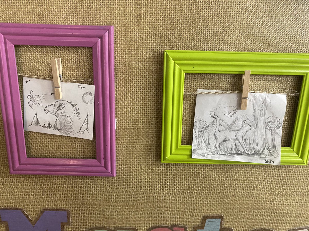 Our art students have been creating amazing mini masterpieces during their warm-up sessions! RTMS is home to some truly talented young artists. Keep roaring with creativity, <a href="/RTMSThundercats/">Ronald Thornton Middle School</a>! <a href="/FBISDFineArts/">FBISD Fine Arts</a>