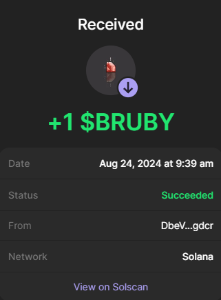 MaxwaxN's tweet photo. @rubyxonsol
I got beta access to mine $RUBY LFG
#Solana https://t.co/6u9p29EXq2